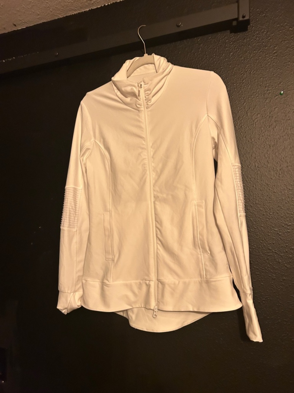 MPG White Full‑Zip Lightweight Jacket